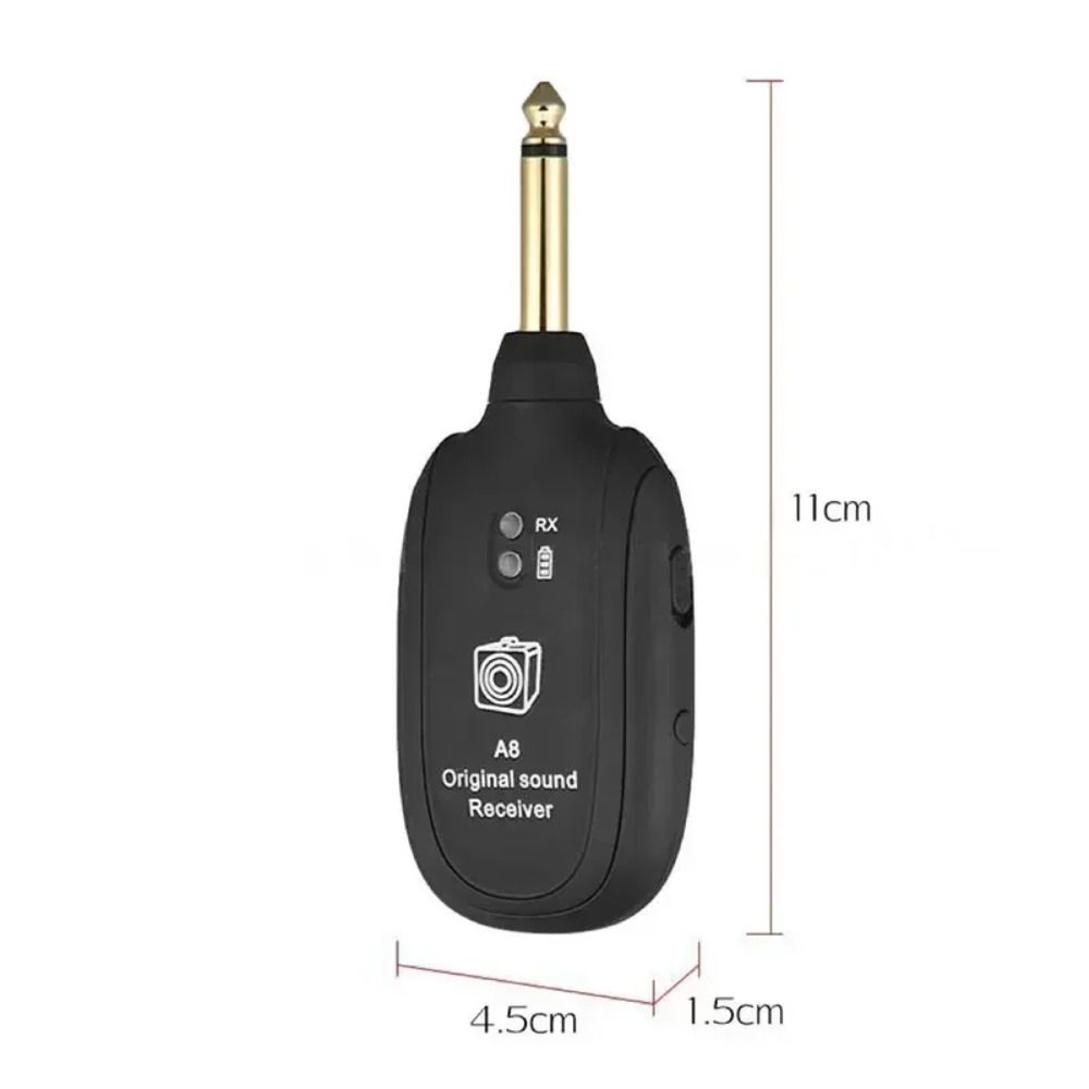 1 комплект A8 беспроводной гитарный приемник UHF беспроводной гитарный адаптер гитарный передатчик и приемник бас