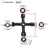 Многофункциональный треугольный и квадратный ключ для электрических шкафов, лифтов, водосчетчиков и клапанов