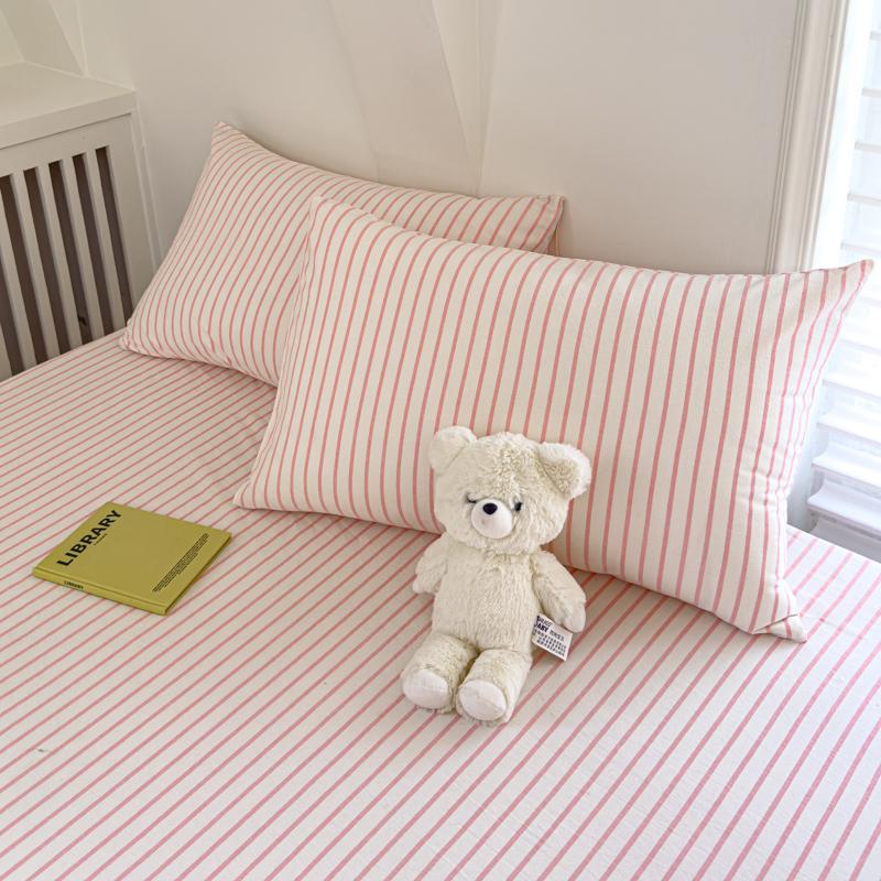 2шт наволочка 100% хлопок наволочка в полоску наволочка 48x74см наволочка для подушки домашняя мягкая наволочка для кровати Fundas de almohada