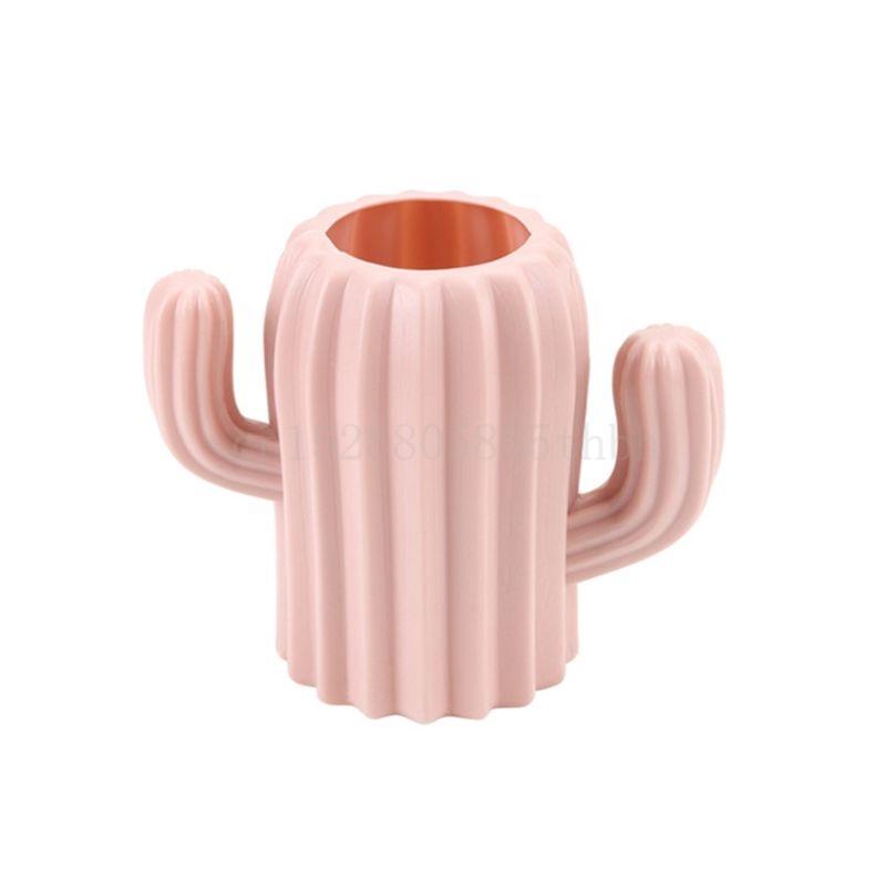 Настольный органайзер кактус, держатель для карандашей, контейнер для кистей, горшок, канцелярские принадлежности, офис