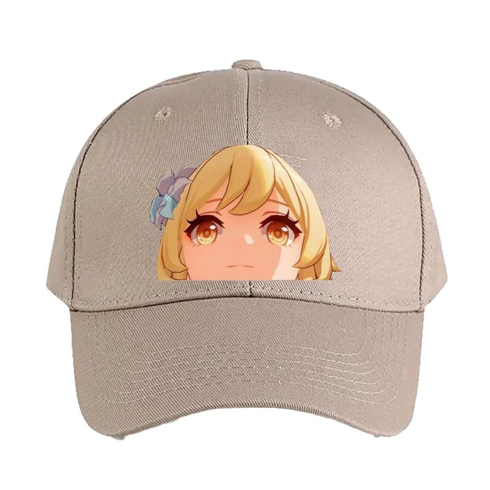 Traveler Genshin Impact Caps Summer Woman Man Adult Casual Sun Protection Sun Hat Adjustable Hiking Fishing Hat Baseball Cap