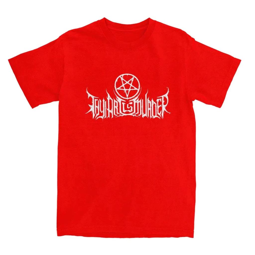 Юмор Th Art Is Murder Логотип Футболки Мужские Женские Круглый вырез Хлопок Винтаж Deathcore Группа Короткий рукав Футболки Подарок на День Рождения Одежда