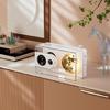 Moonlights Boxes Прозрачный Белый Шум Часы Беспроводной Совместимый с Bluetooth Динамик Настольные Басовые Компьютерные Аксессуары