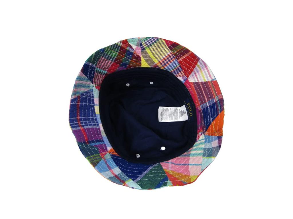 (Polo Ralph Lauren) Men's and Women's Patchwork Cotton Bucket Safari Hat Cap 01080014-SM-MULTI [Used]
