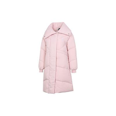 Повседневная спортивная теплая куртка-пуховик зимняя женская куртка розовая 846601-36