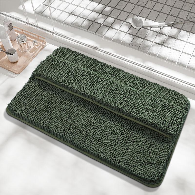 Cross-Border Chenille Quick-Dry Absorbent Bathroom Mat