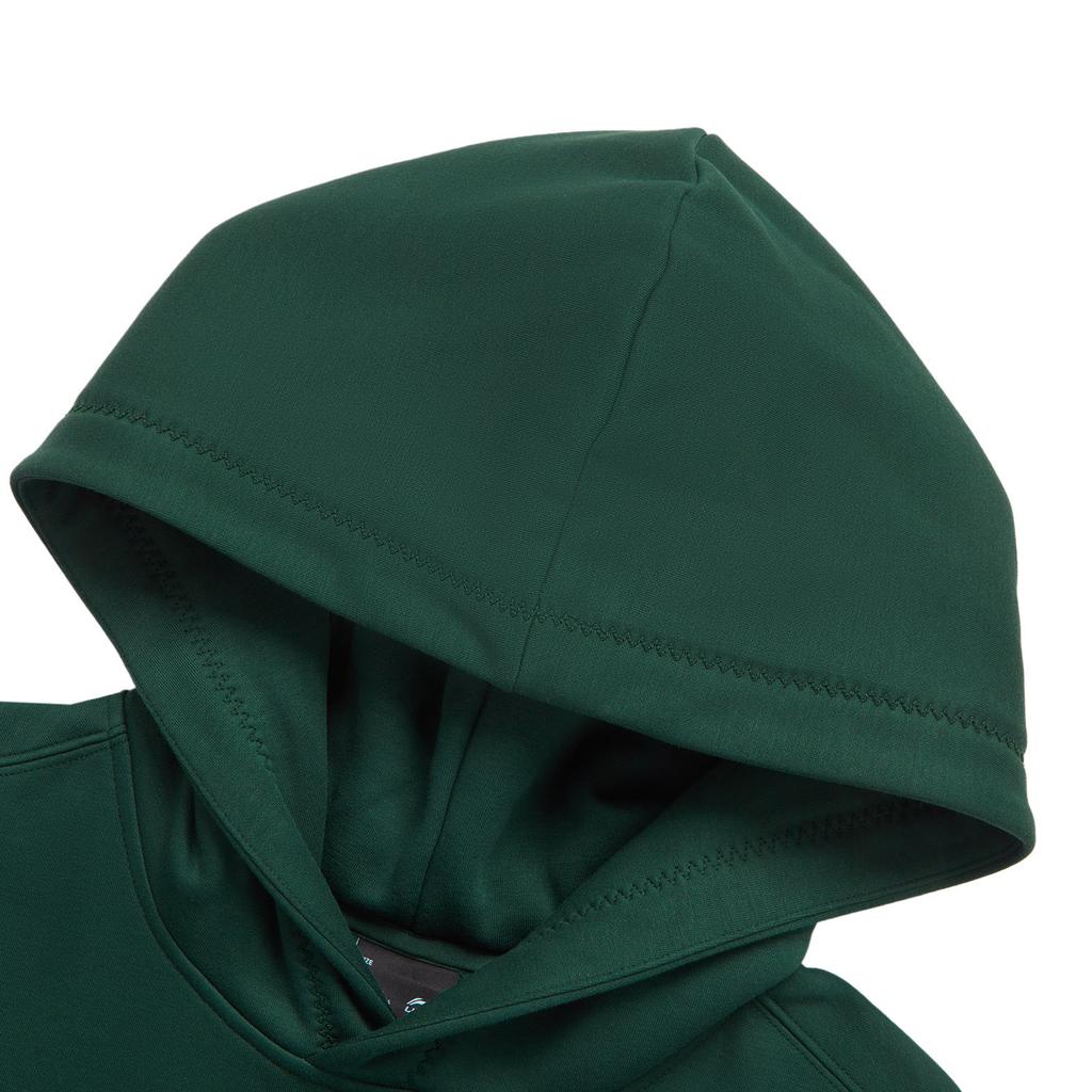 Li Ning Sports Lifestyle Series Инфракрасный антистатический антибактериальный пуловер Свободный флисовый теплый свитшот унисекс свитшот темно-зеленого цвета AWDUA07-7