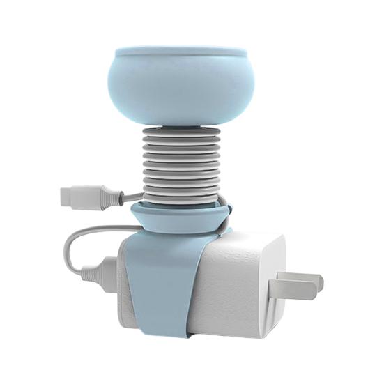 Держатель для зарядки, регулируемый на 360 градусов, органайзер для кабелей для рабочего стола, путешествий