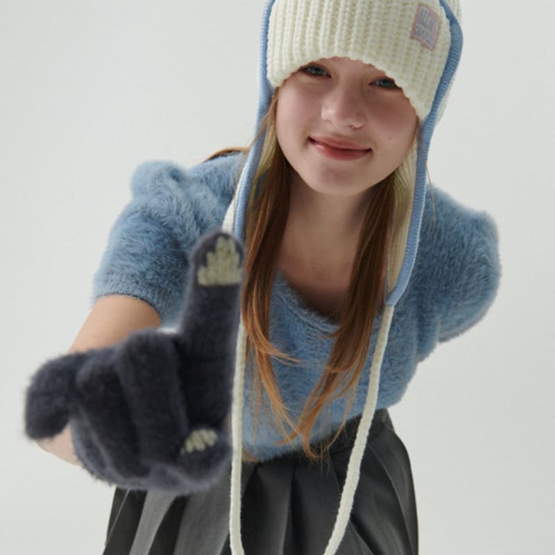 ALLINCOMPLETE Fuzzy Rabbit Gloves (8 Colors)