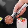1 шт. Антипригарная ложка для мороженого, устойчивая к замерзанию, из алюминиевого сплава, ложка для мороженого, ложка для шариков арбуза, ложка для теста для печенья, инструменты для мороженого