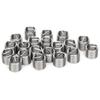 20Pcs Thread Repair Reducer Nut Thread Conversion Sleeve Bushing Screw Fastening M12 X 1.251.5D