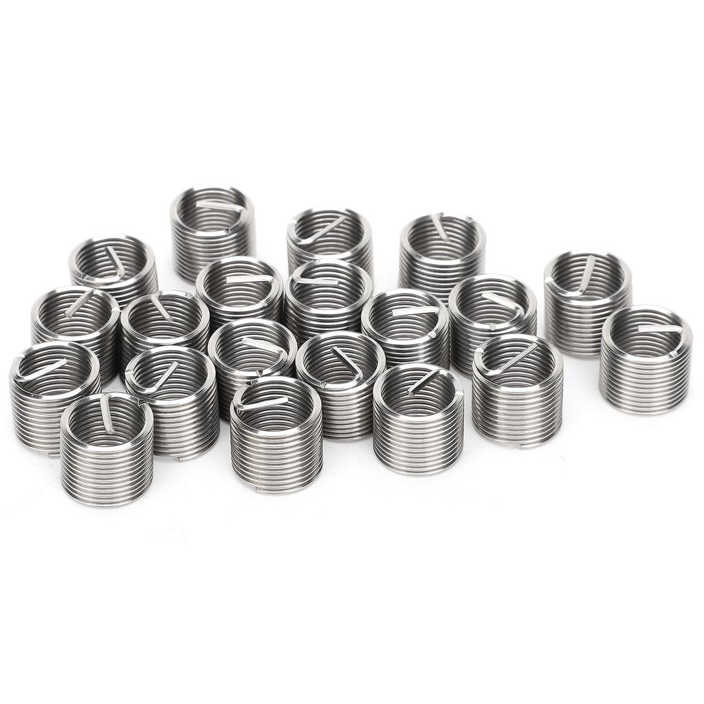 20Pcs Thread Repair Reducer Nut Thread Conversion Sleeve Bushing Screw Fastening M12 X 1.251.5D
