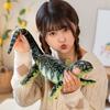 Реалистичная плюшевая игрушка ящерица 29" Мягкая игрушка ящерица имитация хамелеона плюшевый подарок для детей