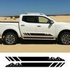 Автомобильные наклейки для Nissan Navara Пикап Полосы на боковую часть двери Наклейка Грузовик Горный Стайлинг Графика Виниловое Декоративное Покрытие Автоаксессуары