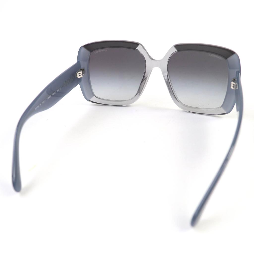 Excellent CHANEL sunglasses COCO Mark Eyewear Gray Black Clear Gray Women 71685A Used