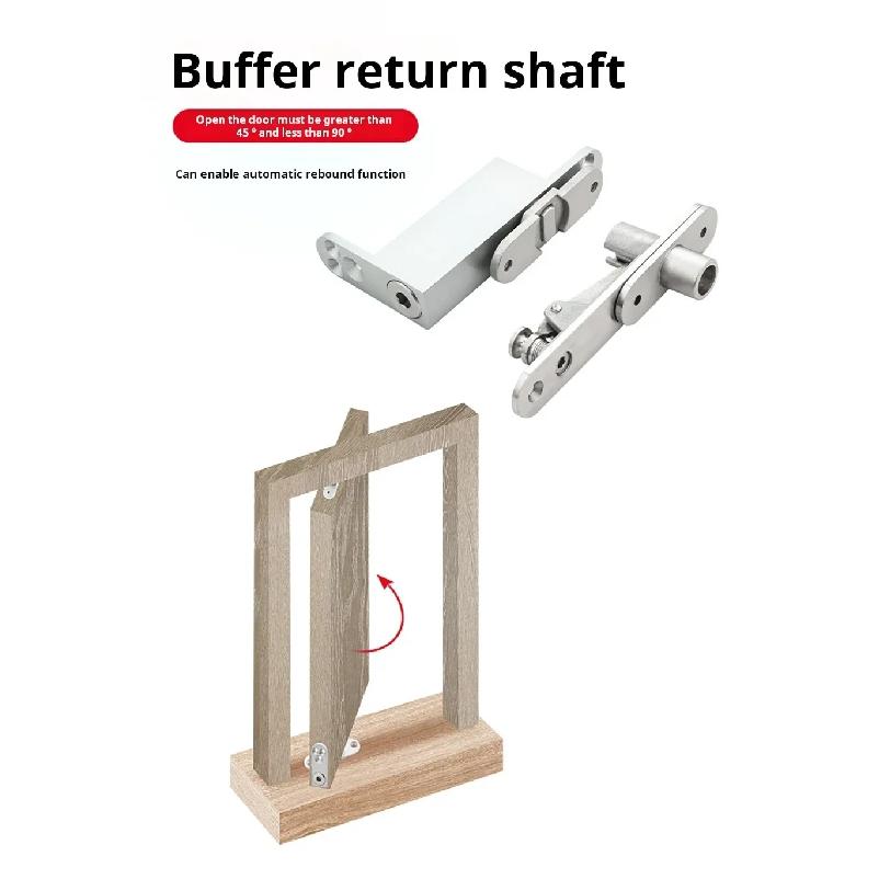Wooden Door Invisible Door Ground Spring 90 Degree Positioning Door Closer Buffer Type Hidden Closer Ground Shaft Hardware