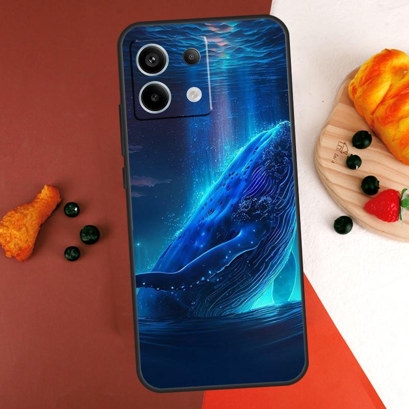 Whale Shark Dolphin Case For Xiaomi Redmi Note 14 13 Pro 9 10 11 12 Pro 10S 11S 12S Redmi 13C 10C 12C 14C Coque