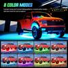 Multi-Color RGB LED Strip Under Car Tube Underglow Underbody Neon Light Kit APP