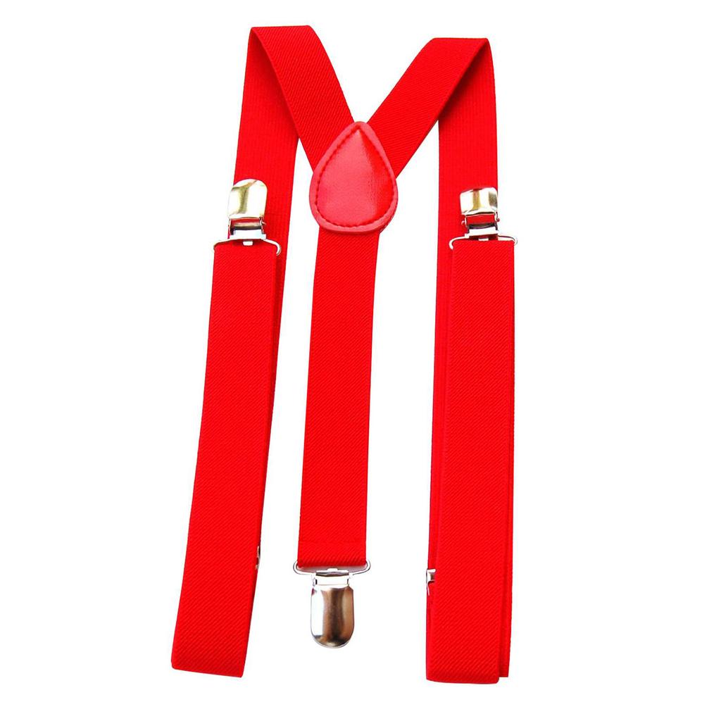 Mens & Womens One Size Suspenders Adjustable Suspenders With Heavy Duty Clip For Work, Gray
