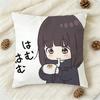 Cute MMenhera CChan Girl Doublesided Printed Square Decorative Cushion Cover for Sofa Living Room Home Decor