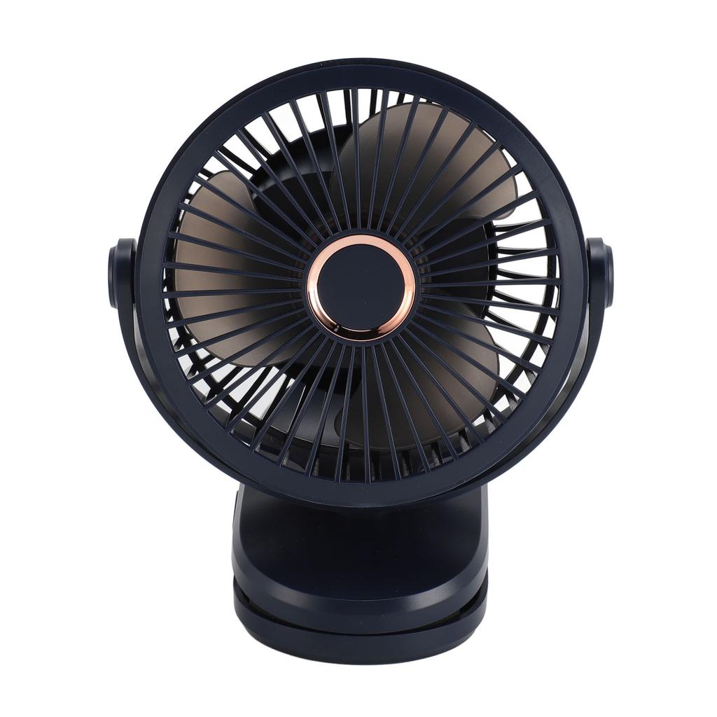 10000mAH USB Clip On Fan Rechargeable Miniature Table Fan Portable 360 Degree Rotate Cooling Fan for Bedroom Office