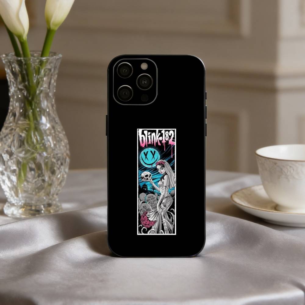 Punk B-Blink-182 Band Phone Case Silicone Soft For IPhone 17pro 16 15 14 13 12 11 X XR Plus Pro Max Plus