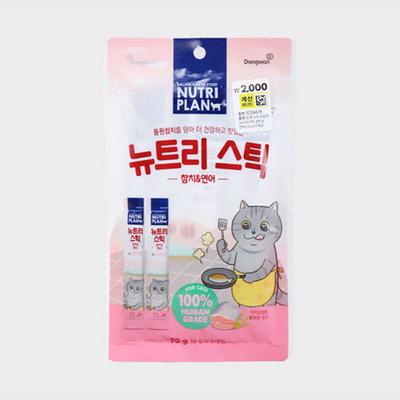 [Питомец] Dongwon Nutri Plan Nutristic (Тунец и лосось) 14G 5 упаковок