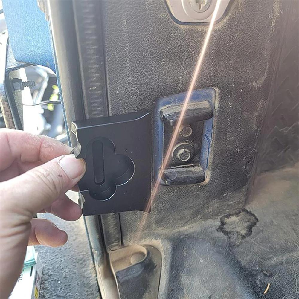 Новый ограничитель задней двери из алюминиевого сплава, черный, для Jeep Wrangler JK 2007-17