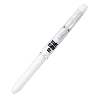 Pilot Пилот Мультицветная шариковая ручка Mary Quant x C White [Ограниченная серия], Hi-Tec Coleto, 4-цветный корпус, Логотип, LHKC60CM-WL