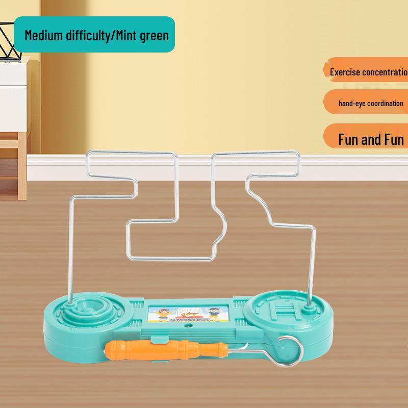 Electromagnetic Hot Wire Maze: Hand-Eye Coordination and Concentration Training Toy