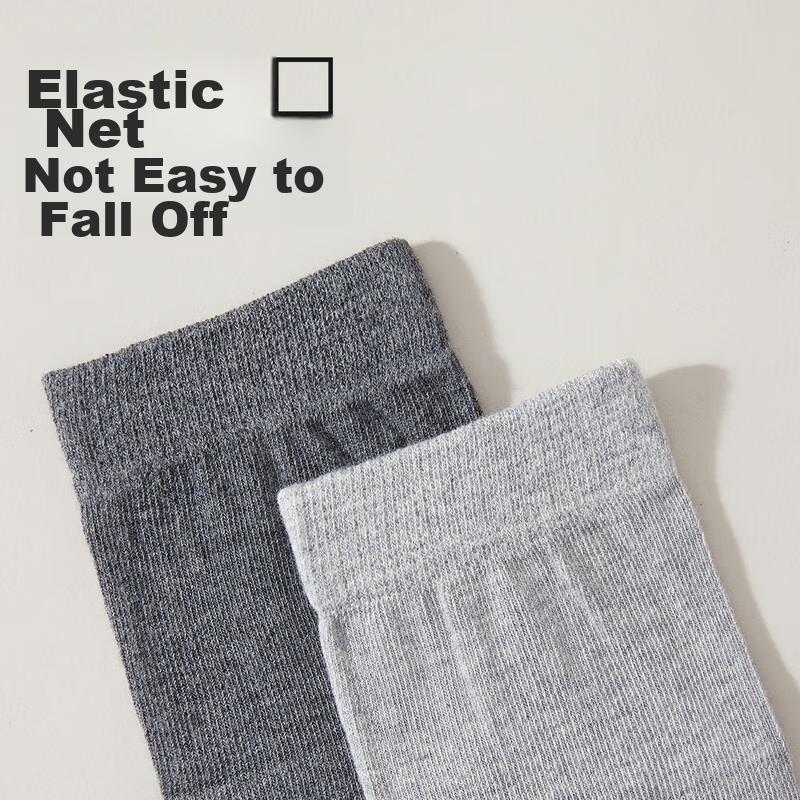 MiiOW [100% Pure Cotton Socks 5 Pairs] Men's Socks, Autumn Five-Toe Socks, Antibacterial And Odor-Resistant Mid-Calf Socks for Me