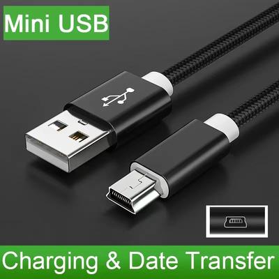 Кабель Mini USB USB A на Mini USB для быстрой передачи данных, зарядный кабель для MP3 MP4-плеера, автомобильного видеорегистратора, GPS, цифровой камеры, HDD-шнура