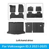 Для Volkswagen ID.3 2025-2025 всепогодные напольные коврики Custom Fit Floor Liner Коврики для багажника Набор ковриков