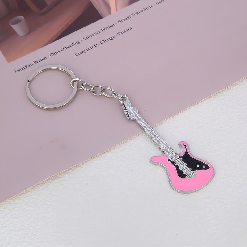 Mini Electric Guitar Pendant Keychain - Cross-Border Event Gift