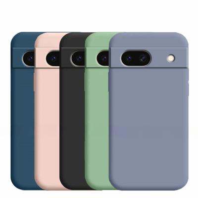 Для Google Pixel 8A Чехол Google Pixel 8A 7A 6A 7 8 Pro Чехол Роскошный TPU Ударопрочный Жидкий Силиконовый Защитный Задний Чехол