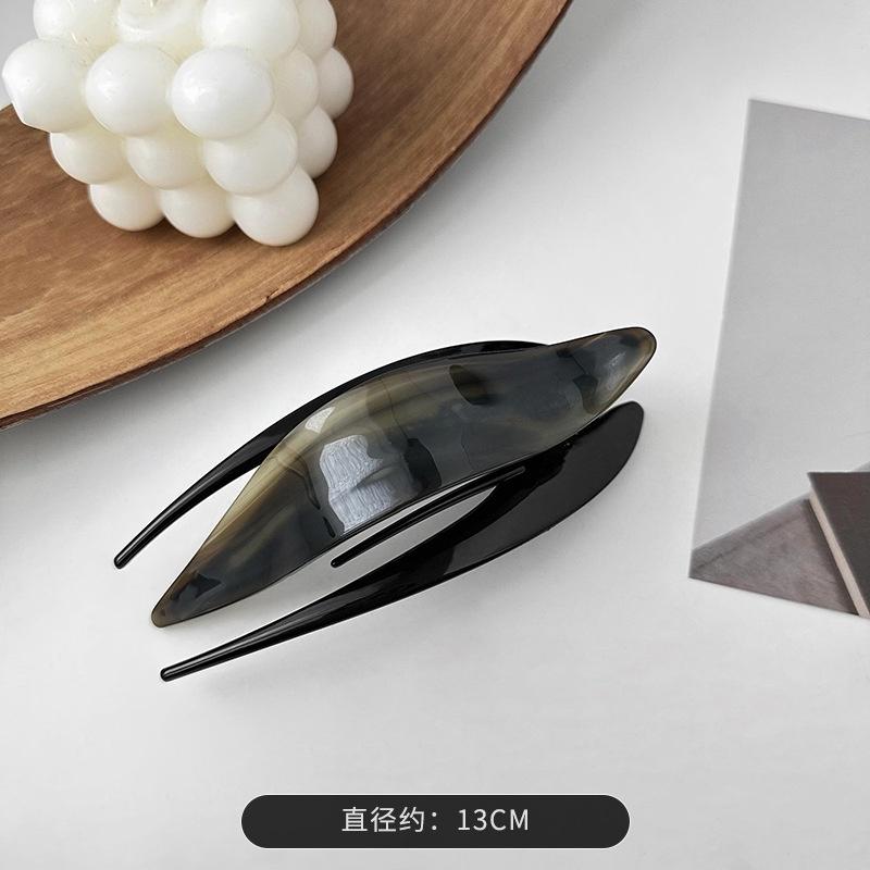 Acetate Material Hair Clip For Women Trendy Duckbill Clip For Various Hairstyles