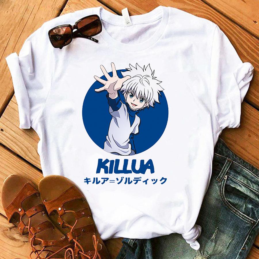Футболка Hunter X Hunter Hisoka Morow Hxh, женская футболка с героями мультфильмов Harajuku 90S, женская футболка с короткими рукавами, летняя одежда