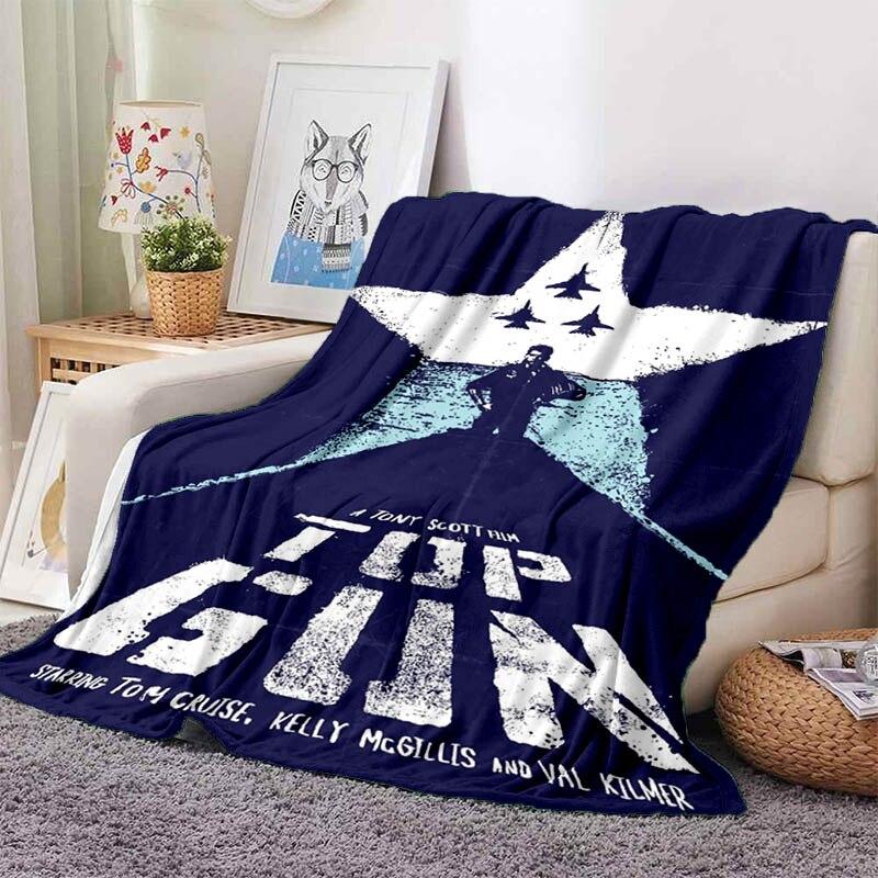 Классический фильм Top Gun Плед Детский теплый и красивый плед Мягкий и удобный плед Подарок на день рождения