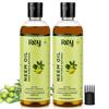 Rey Naturals Масло Ним холодного отжима 200 мл Для роста волос и контроля перхоти, Удаления вшей и гнид, Ухода за кожей при акне и экземе, Омолаживающее масло для лица