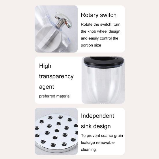 Прозрачный диспенсер для сухих продуктов питания, банка для хранения, не содержит бисфенол А, большая емкость, легко моется, многоразовый контейнер для хлопьев, диспенсер для конфет