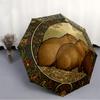 1pc Capybara Family Automatic Opening/Closing Folding Umbrella with 8 Ribs,Windproof Portable Sunshade Umbrella Holiday gift yy260401058
