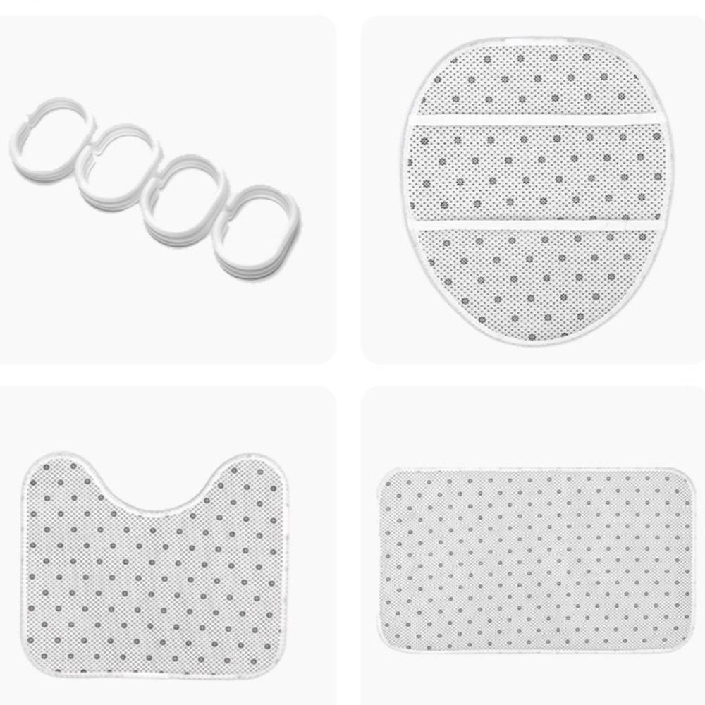 Водонепроницаемая и устойчивая к плесени занавеска для душа для ванной комнаты, разделение сухого и влажного воздуха, затемнение и теплая занавеска для душа, комплект из четырех предметов