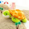 Милая плюшевая игрушка-черепаха, яркий оранжевый панцирь, мягкая зеленая черепаха, идеальный подарок для детей, декор детской комнаты, креативная кукла-подушка