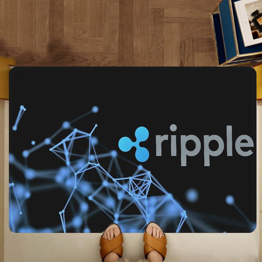 Коврик для двери XRP Ripple Криптовалюта Нордический стиль Спальня Гостиная Прихожая Дом Балкон Противоскользящий Alfombra