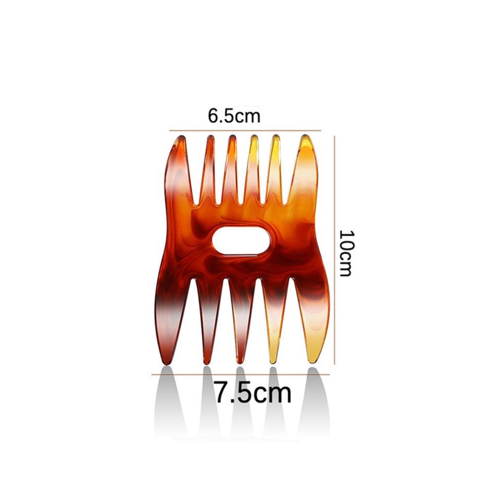Flat Double-Sided Flat Comb Wide Toothed Hair Oil Head Comb Vintage Wide Tooth Comb