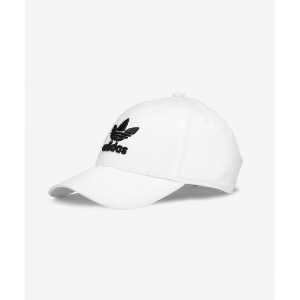 Adidas Бейсбольная классическая кепка-трилистник белая Fj2544