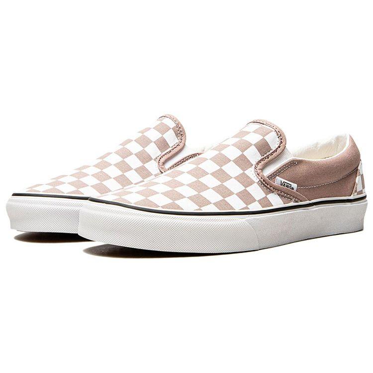 Vans Classic Slip-On Checkerboard - Etherea Unisex Sneakers Tan True-White VN000XG8AZT