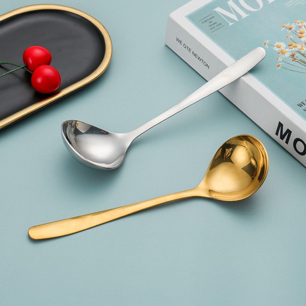 Stainless Steel Soup Spoons Thickening Gadgets Durable Tableware  Household