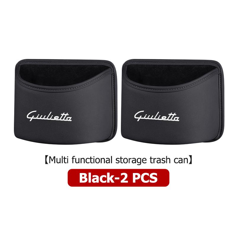 LPTWX1 2026 Hot Alfa Romeo For Alfa Romeo Car Logo Portable Trash Can Hanging Mini Multifunctional Garbage Storage Box 159 Giulietta 15
