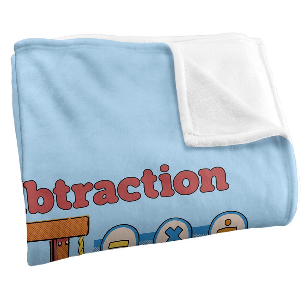 Steven Rhodes Learn About Subtraction Soft Touch Blanket